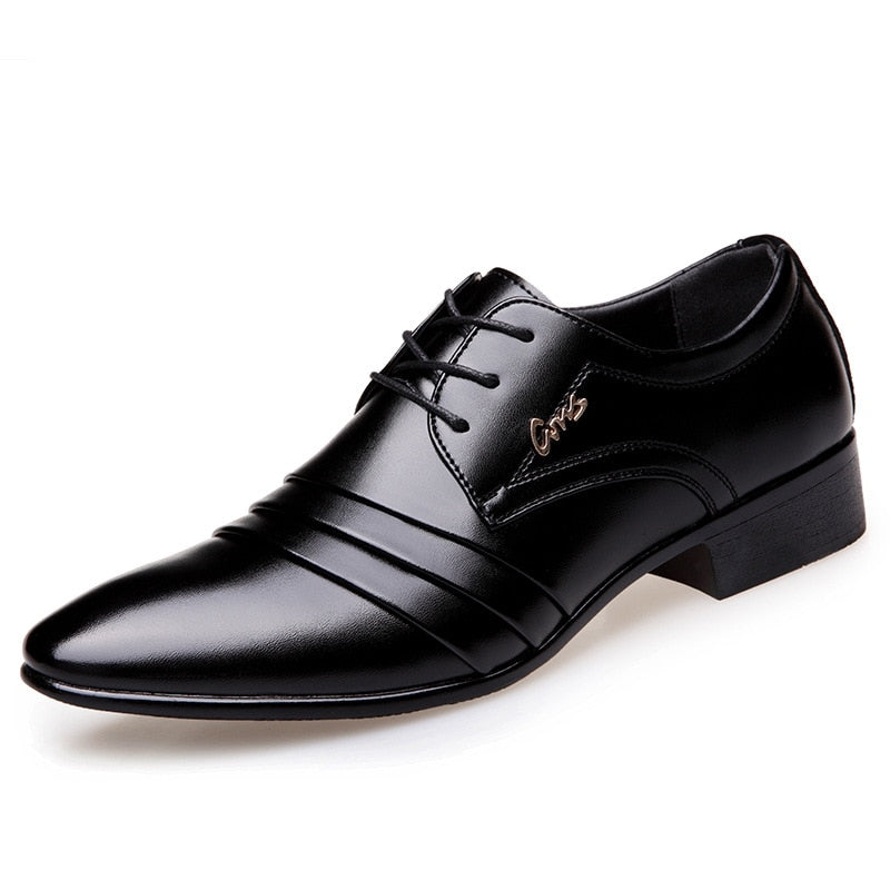 Chaussure Habillée Homme Noire Greta de Luxe en Cuir Premium