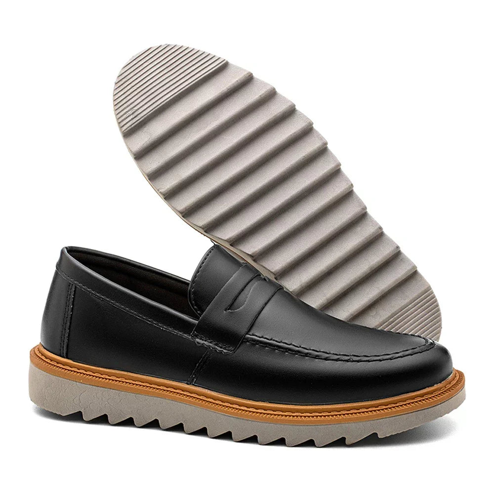 Mocassin Homme à Semelle Crantée – Chaussure Légère, Confortable et Élégante