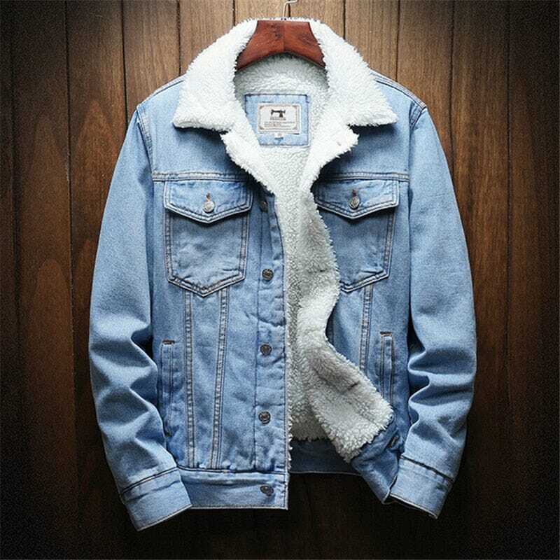 Veste en Jean pour Homme Doublée en Laine Bellvian - BL154