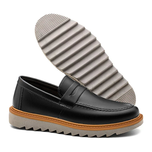 Mocassin Homme à Semelle Crantée – Chaussure Légère, Confortable et Élégante