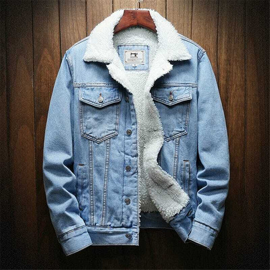 Veste en Jean pour Homme Doublée en Laine Bellvian - BL154